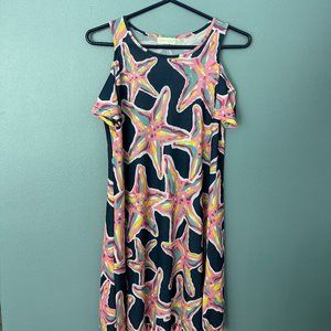 Girls Starfish Simply Southern Dress Size Medium Good Condition